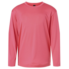 AllPro 48400Y Pro-Lock Youth Performance Long Sleeve T-Shirt - Bright Pink