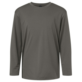 AllPro 48400Y Pro-Lock Youth Performance Long Sleeve T-Shirt - Charcoal