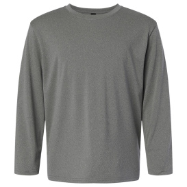 AllPro 48400Y Pro-Lock Youth Performance Long Sleeve T-Shirt - Heather Granite