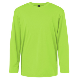 AllPro 48400Y Pro-Lock Youth Performance Long Sleeve T-Shirt - Lime
