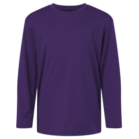 AllPro 48400Y Pro-Lock Youth Performance Long Sleeve T-Shirt - Purple