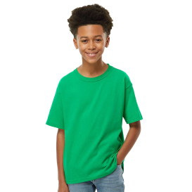 M&O 4850 Youth Gold Soft Touch T-Shirt - Irish Green
