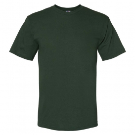 Bayside 5040 USA-Made 100% Cotton Short Sleeve T-Shirt - Hunter Green