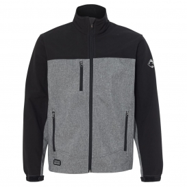 DRI DUCK 5350 Motion Soft Shell Jacket - Black Heather/Black