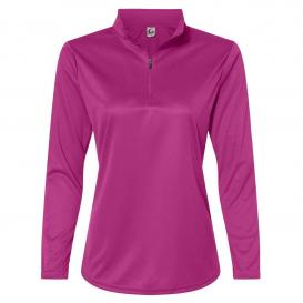 C2 Sport 5602 Women\'s Quarter-Zip Pullover - Hot Pink