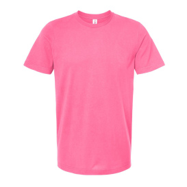 Tultex 602 Combed Cotton T-Shirt - Charity Pink 