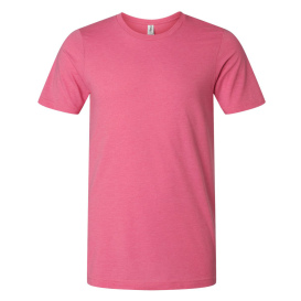 Tultex 602CVC Combed CVC T-Shirt - Heather Charity Pink 