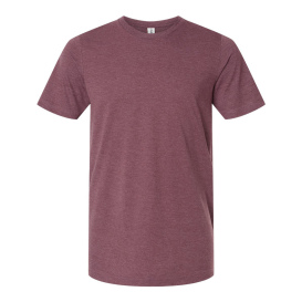 Tultex 602CVC Combed CVC T-Shirt - Heather Maroon