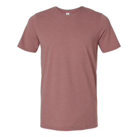 Tultex 602CVC Combed CVC T-Shirt - Heather Mauve