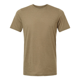 Tultex 602CVC Combed CVC T-Shirt - Heather Olive Green