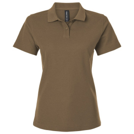 AllPro 62800L Women\'s Pique Polo - Cigar