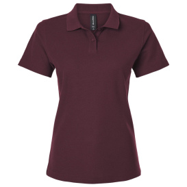 AllPro 62800L Women\'s Pique Polo - Maroon