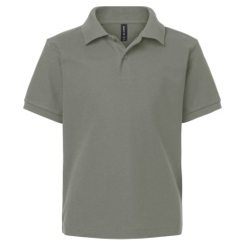 AllPro 62800Y Youth Pique Polo - Black