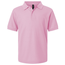 AllPro 62800Y Youth Pique Polo - Light Pink