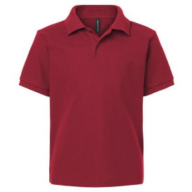 AllPro 62800Y Youth Pique Polo - Red