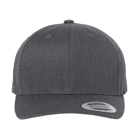 YP Classics 6389 CVC Snapback Cap - Dark Heather Grey
