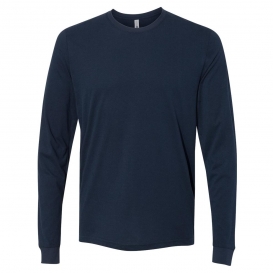 Next Level 6411 Sueded Long Sleeve Crew - Midnight Navy