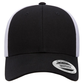 YP Classics 6601 Elite Cap - Black/White