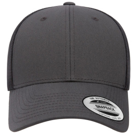 YP Classics 6601 Elite Cap - Charcoal/Black