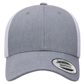 YP Classics 6601 Elite Cap - Heather/White