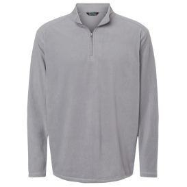 Augusta Sportswear 6863 Eco Revive Micro-Lite Fleece Quarter-Zip Pullover - Athletic Grey