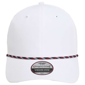 Imperial 7054 The Wingman Cap - White/Navy/White/Red