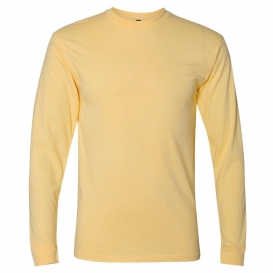 Next Level 7401 Inspired Dye Long Sleeve Crew - Blonde