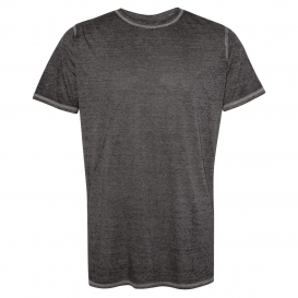 J. America 8115 Zen Jersey Short Sleeve T-Shirt - Twisted Black