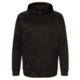 Burnside 8670 Performance Raglan Pullover Sweatshirt - Black