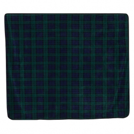 Alpine Fleece 8702 Polyester/Nylon Patterned Picnic Blanket - Blackwatch