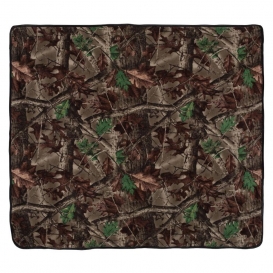 Alpine Fleece 8702 Polyester/Nylon Patterned Picnic Blanket - Camo