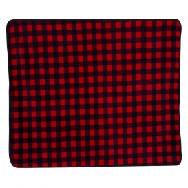 Alpine Fleece 8702 Polyester/Nylon Patterned Picnic Blanket - Red Buffalo