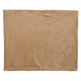 Alpine Fleece 8712 Micro Mink Sherpa Blanket - Camel