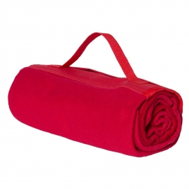 Alpine Fleece 8718 Roll Up Blanket - Red