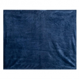 Alpine Fleece 8721 Mink Touch Luxury Blanket - Navy