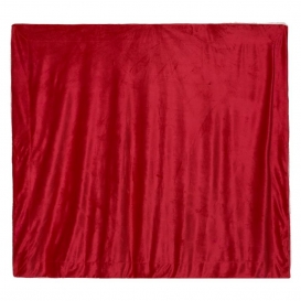 Alpine Fleece 8726 Oversized Mink Sherpa Blanket - Red