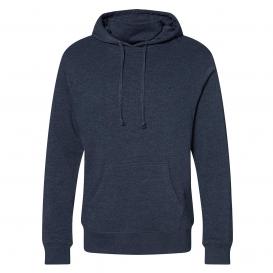 J. America 8879 Gaiter Fleece Hooded Sweatshirt - True Navy Heather