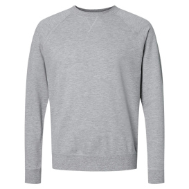 Next Level 9000 Laguna Raglan Crewneck Sweatshirt - Heather Grey 