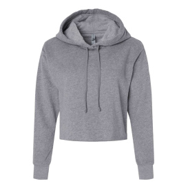 Next Level 9384 Women\'s Laguna Sueded Hoodie - Heather Grey