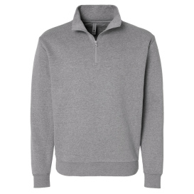Next Level 9643 Unisex Santa Cruz 1/4-Zip Pullover - Heather Grey