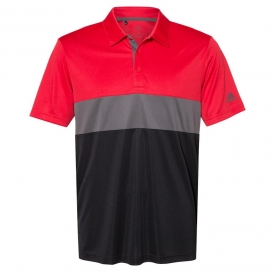 adidas A236 Merch Block Sport Shirt - Collegiate Red/Grey Five/Black