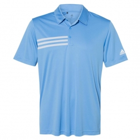 adidas A324 3-Stripes Chest Sport Shirt - Lucky Blue/White