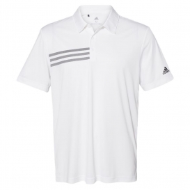 adidas A324 3-Stripes Chest Sport Shirt - White/Black