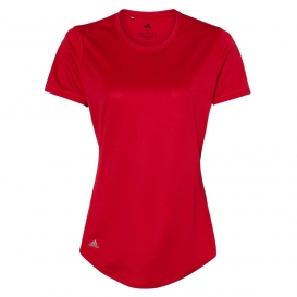 adidas A377 Women\'s Sport T-Shirt - Power Red