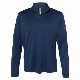 adidas A401 Lightweight Quarter-Zip Pullover - Collegiate Navy