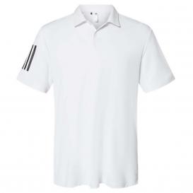 adidas A480 Floating 3-Stripes Sport Shirt - White/Black