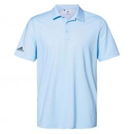 adidas A498 Diamond Dot Print Sport Shirt - Glow Blue/White/Navy