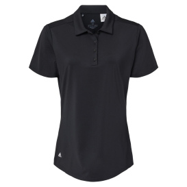 adidas A515 Women\'s Ultimate Solid Polo - Black