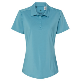 adidas A515 Women\'s Ultimate Solid Polo - Hazy Blue