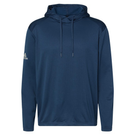 adidas A530 Textured Mixed Media Hooded Sweatshirt - Collegiate Navy